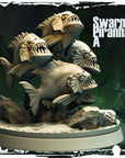 Piranhas - Terror on Cursed Waters - 3d Printed Miniature Sculpted by Monolith Arts