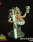 Zunabar, Goblin King BUST - 3d Printed Miniature by Crippled God Foundry