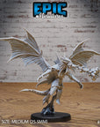 Draconic Demon Gold - 3d Printed Miniature Sculpted by Epic Miniatures