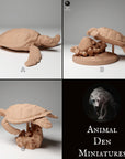 Hawksbill Sea Turtle - 3d Printed 1:16 Scale Miniature by Animal Den