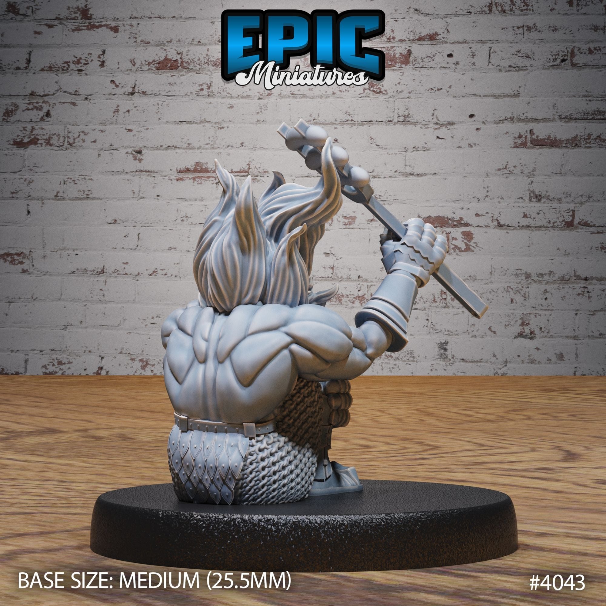 Fire Dwarf - 3d Printed by Epic Miniatures