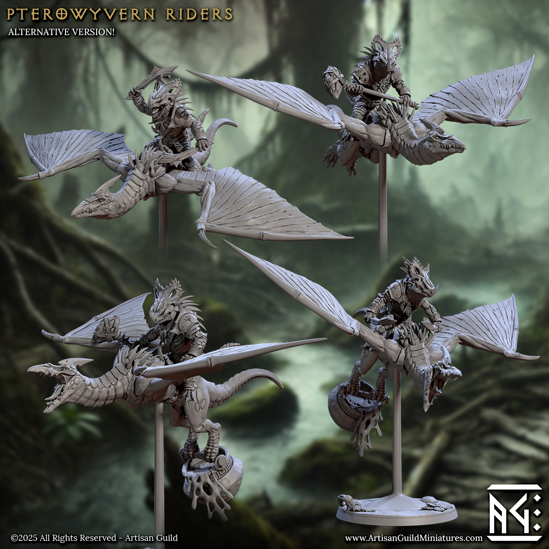 a bunch of dragon figurines sitting on top of each other