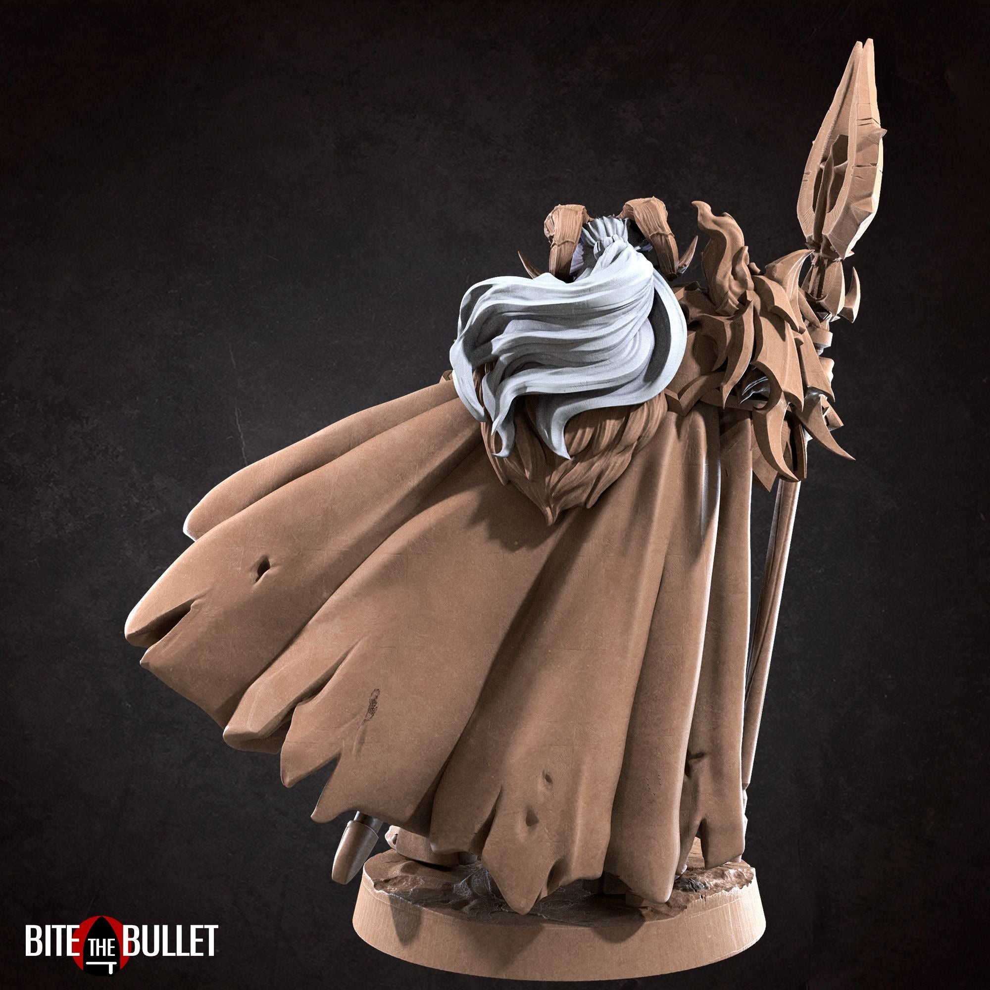 Urath the Oathbreaker, Tiefling Warrior - 3d Printed Miniature by Bite the Bullet