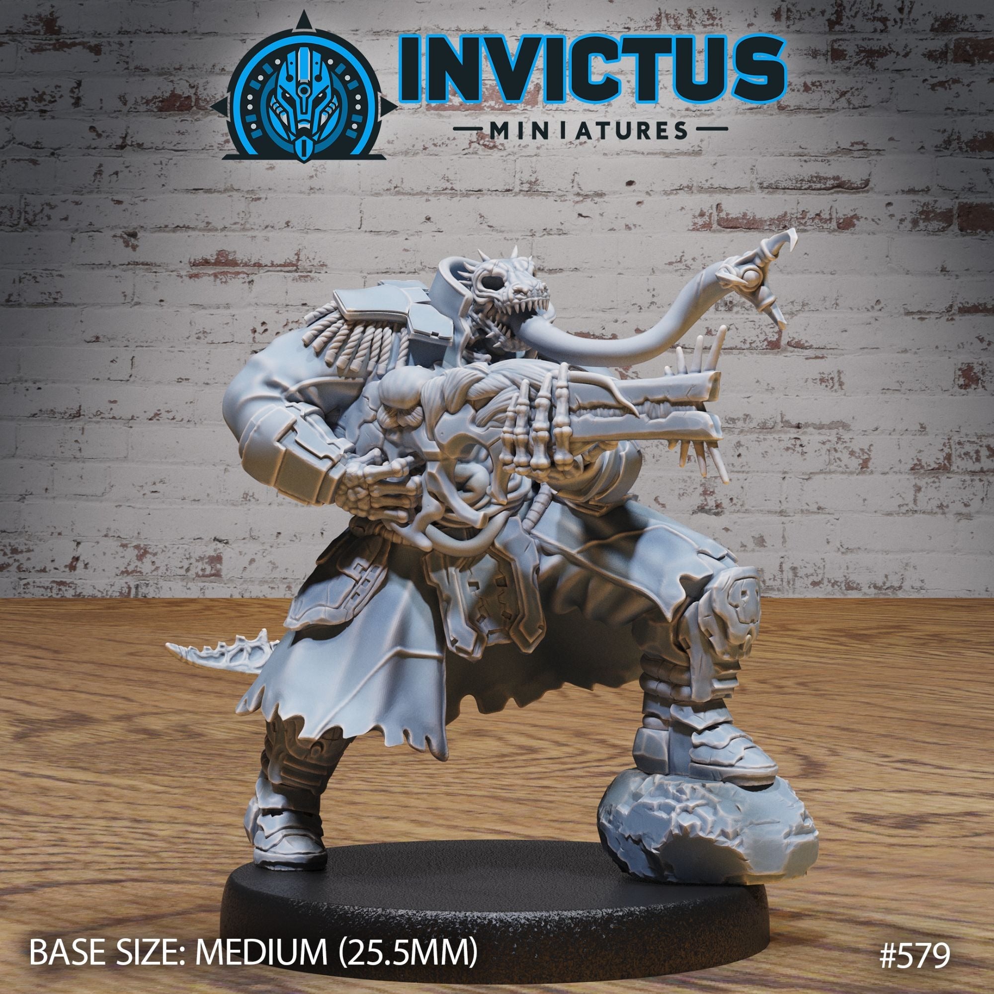 Necro Parasite Captain - 3d Printed by Invictus Miniatures