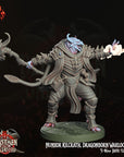 Nunxor Kilcrath, Dragonborn Warlock - 3d Printed Miniature by Crippled God Foundry