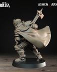 a statue of a knight with a sword