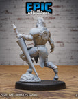 Horse Folk Knight - 3d Printed by Epic Miniatures