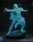 Kylma, Wraithweaver - Frostwilds Pt 2 - 3d Printed Miniature by Mammoth Factory