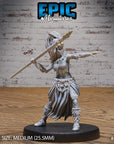 Lion Huntress - 3d Printed Miniature Sculpted by Epic Miniatures