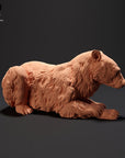 Black Bear - 3d Printed 1/24 Scale Miniature by Animal Den