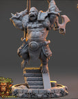 Kael Ithron - Strongbacks of Castle Primatus (ApeFolk) - 3d Printed Miniature sculpted by Daybreak Miniatures