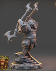 Kael Ithron - Strongbacks of Castle Primatus (ApeFolk) - 3d Printed Miniature sculpted by Daybreak Miniatures