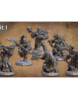 Blackcrag Mountain Orcs - Blackcrag Orcs - 3d Printed Miniature sculpted by Artisan Guild