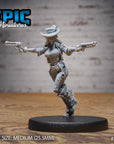 Female Gunslinger - 3d Printed Miniature