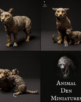 Scottish Wildcat - 3d Printed 1/8 Scale Miniature by Animal Den