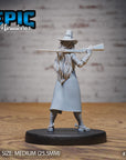 Female Sheriff - 3d Printed Miniature