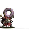 Donut Battle Mage - 3d Printed Miniature Sculpted by Quirky Unlimited