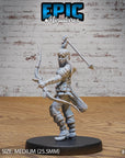 Hunter Girl - 3d Printed Miniature Sculpted by Epic Miniatures