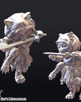 Catfolk Assassin - Catfolk of Merrowcove - 3d Printed Miniature Sculpted by Philip Sins