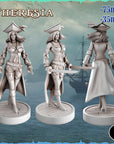 Theresia - Pirate Girls - 3d Printed Miniature by Ravi (RKS3D)