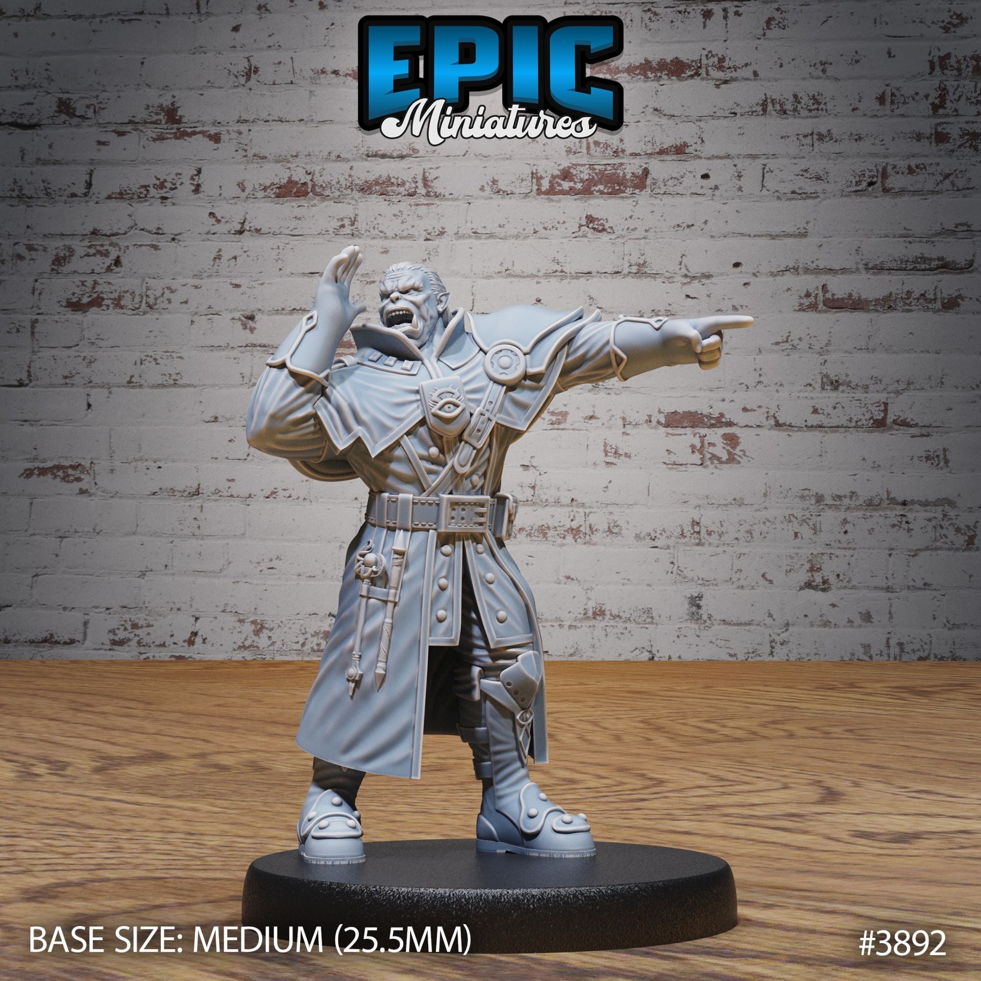 Orc Guild Mage - 3d Printed by Epic Miniatures