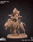 Orc Warg Riders - Bullet Rings: Evil- 3d Printed Miniature sculpted by Bite the Bullet