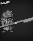 Hedgehog Spear - 3d Printed Miniature by Goon Master Games