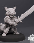 Fox Fighters - 3d Printed Miniature by DiceHeads