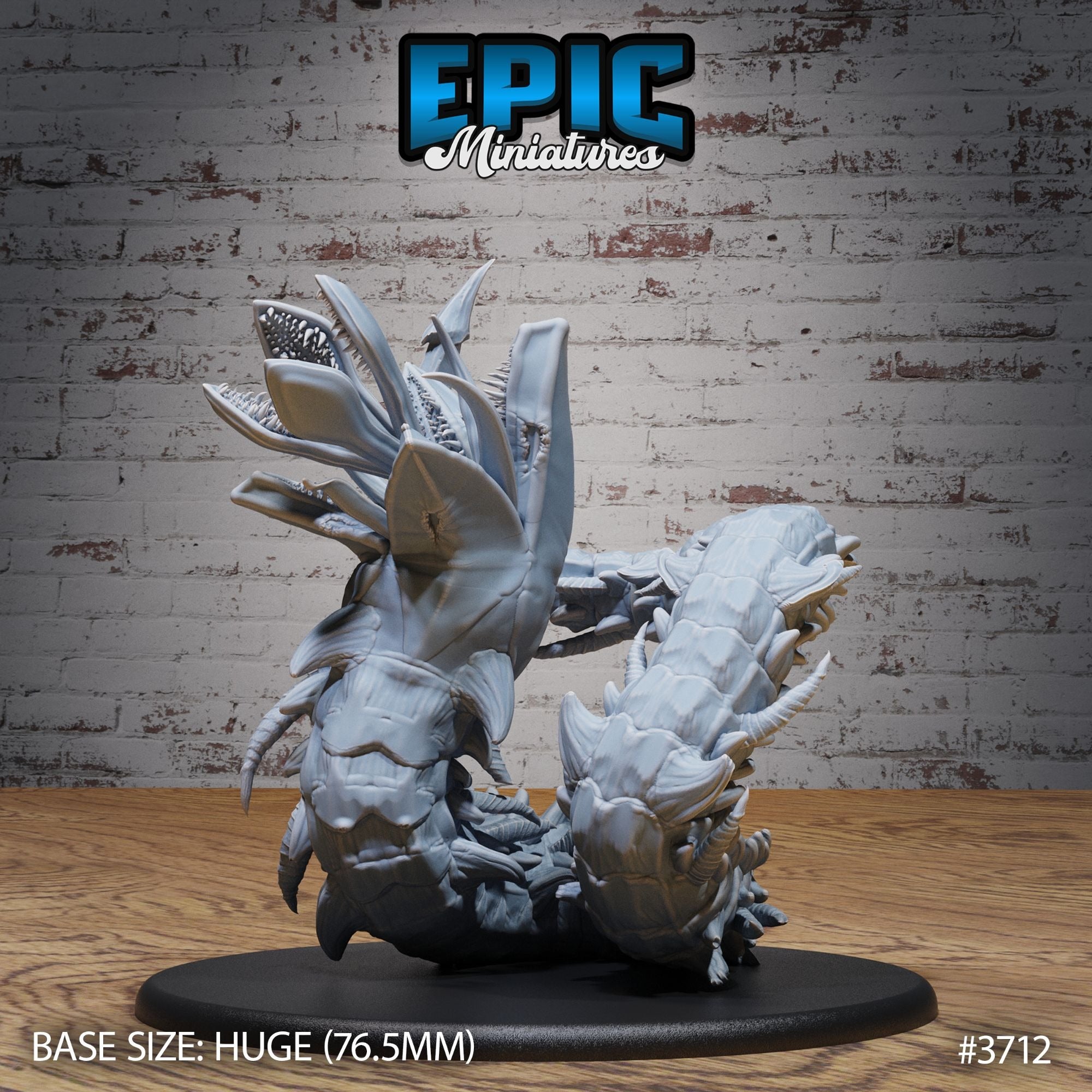 Dhole Worm - 3d Printed by Epic Miniatures