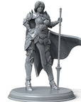 Tiana, Paladin of Justice - 3d printed Miniature by Fireforge Studi