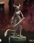 Techno Succubi - 3d Printed Miniature Sculpted by Crippled God Foundry