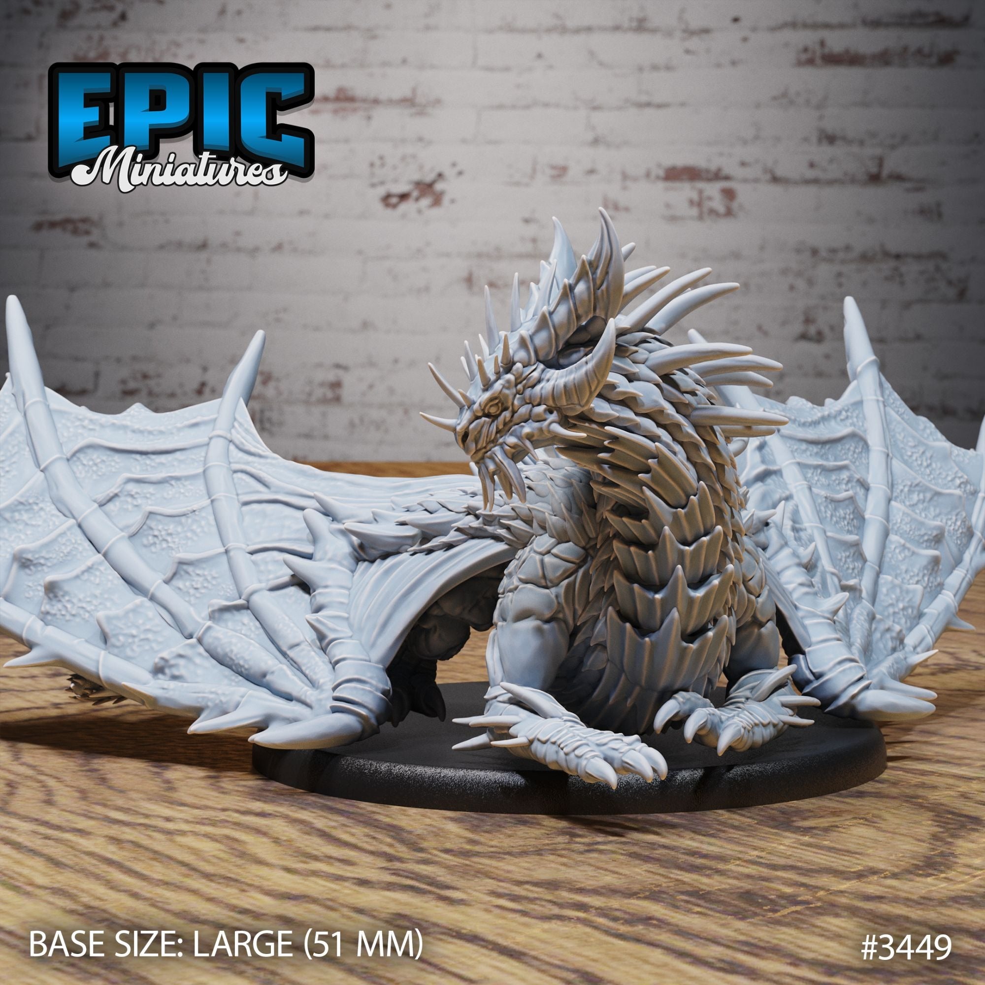 Cactus Dragon - 3d Printed by Epic Miniatures