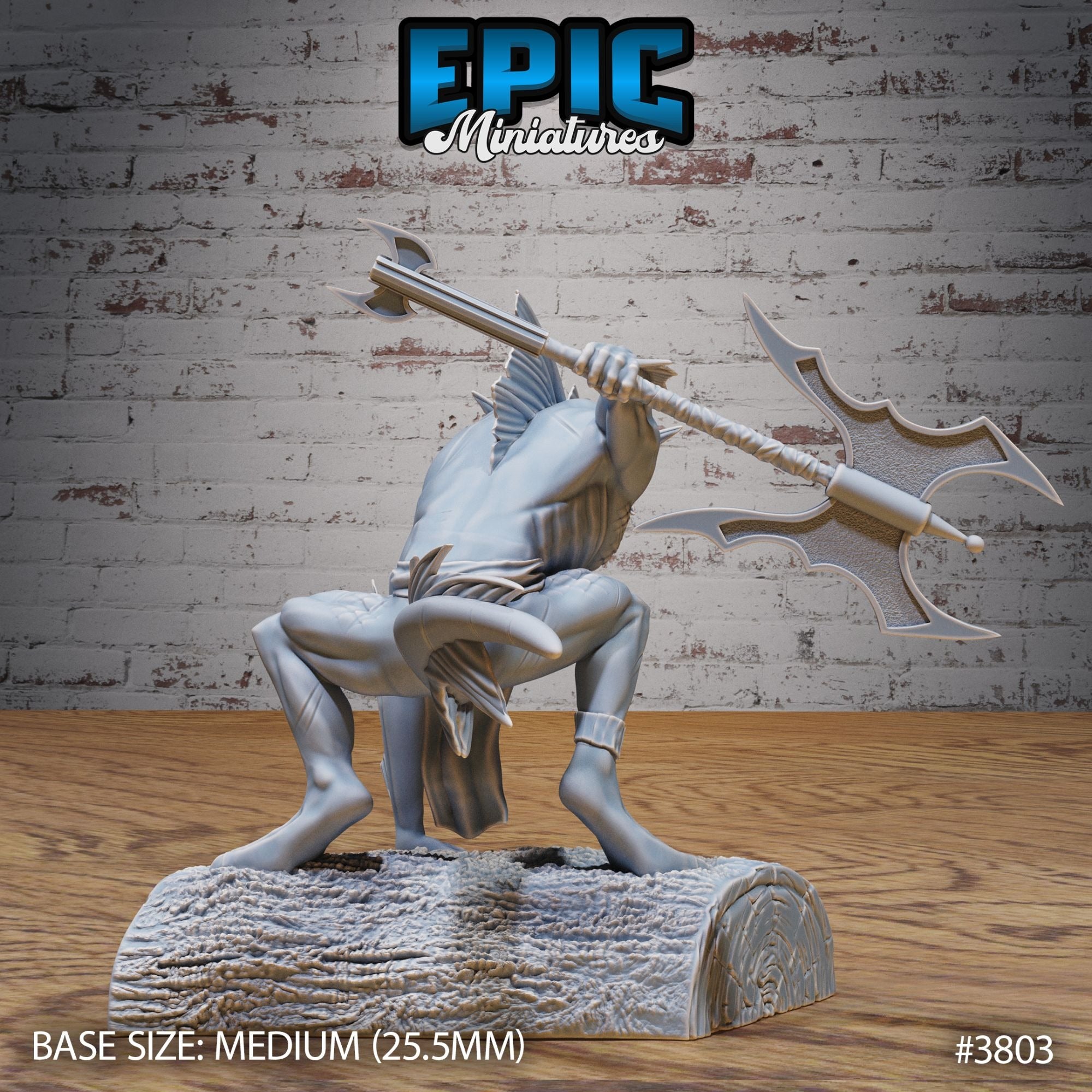 Jungle River Fish Folk - 3d Printed by Epic Miniatures