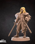 Shieldmaiden - Bullet Rings: Evil- 3d Printed Miniature sculpted by Bite the Bullet