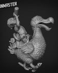 Monkey Pirate on Dodo Mount - 3d Printed Miniature Sculpted by Goon Master Games