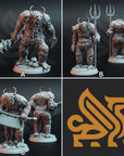 Tulva Drolls - Snow Trolls of the Deep - 3d Printed Miniature by DM Stash