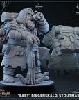 The Seven Stoutmasters - Snow Blight - 3d Printed Miniature Sculpted by Mammoth Factory