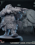 The Seven Stoutmasters - Snow Blight - 3d Printed Miniature Sculpted by Mammoth Factory