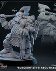 The Seven Stoutmasters - Snow Blight - 3d Printed Miniature Sculpted by Mammoth Factory