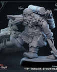 The Seven Stoutmasters - Snow Blight - 3d Printed Miniature Sculpted by Mammoth Factory