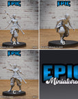 Monk Adventurer Female - 3d Printed Miniature Sculpted by Epic Miniatures