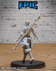 Monk Adventurer Female - 3d Printed Miniature Sculpted by Epic Miniatures