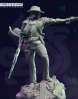 Cyber Cowboy - Frederick "Vulcan" Silvers - 3d Printed Miniature by Cyberstash