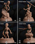 Shrunken Warriors - Tomb of Extinction - 3d Printed Miniature by Arcane Minis