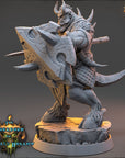 Orhaz Drex - Goreborn of Carcass Hollow - 3d Printed Miniature sculpted by Daybreak Miniatures