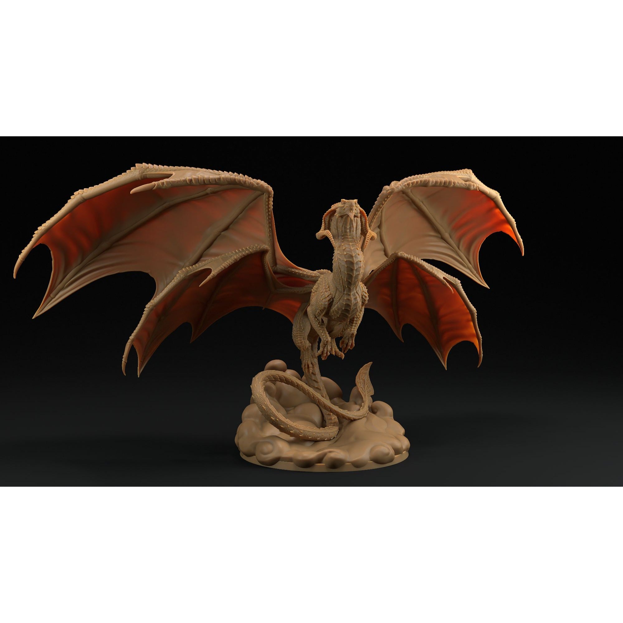 Zephys, the Windborne Tyrant - 3d Printed Miniature by Dragon Trappers Lodge