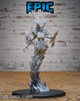 Fire Elemental Female - 3d Printed by Epic Miniatures