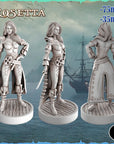 Rosetta - Pirate Girls - 3d Printed Miniature by Ravi (RKS3D)