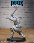 Minotaur Female Warrior - 3d Printed by Epic Miniatures