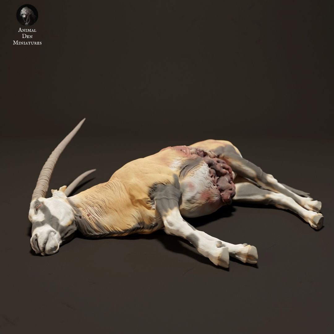 Gemsbok - 3d Printed 1:24 Scale Miniature by Animal Den